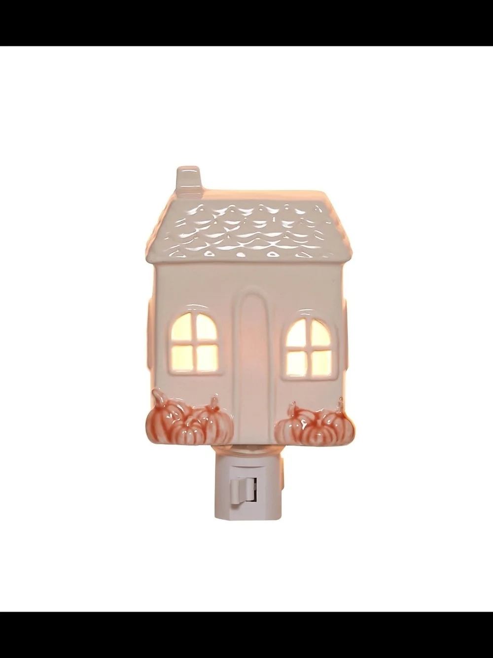 Fall Ceramic Cottage Night Light